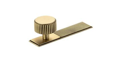 Elizabeth knurled brass knob and T-bar