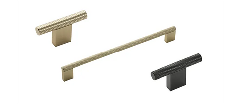 Lilah knurled bar handles
